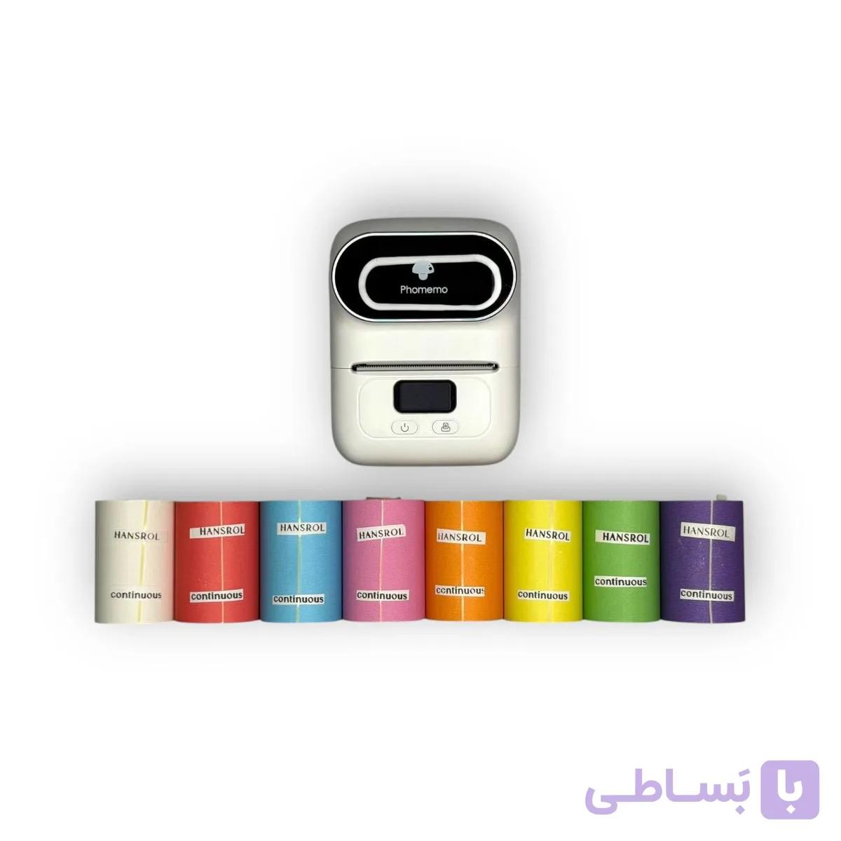 لیبل یکپارچه رنگی میکس فوممو (۸عدد) — تصویر 1