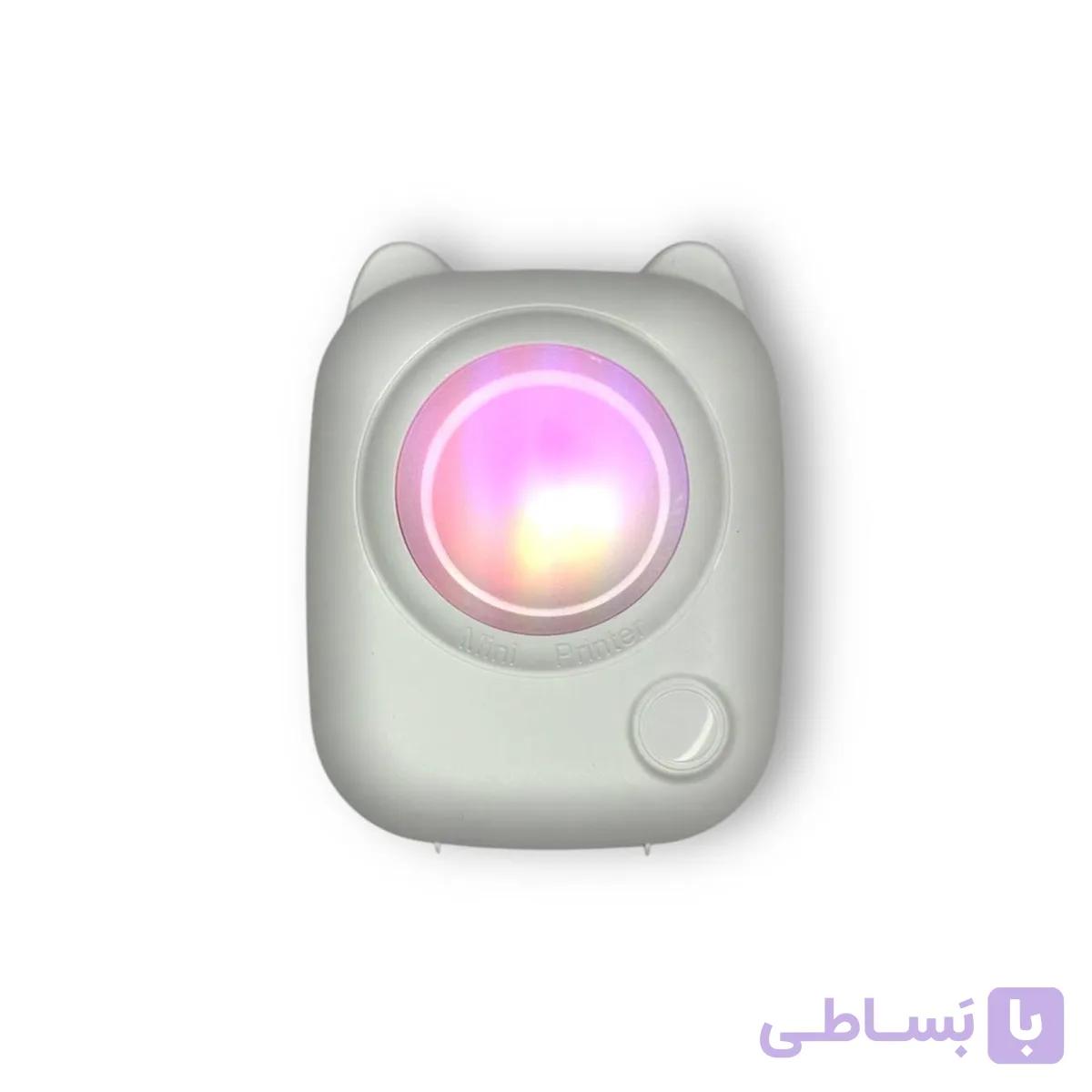 مینی پرینتر حرارتی بتمنی سفید — تصویر 1