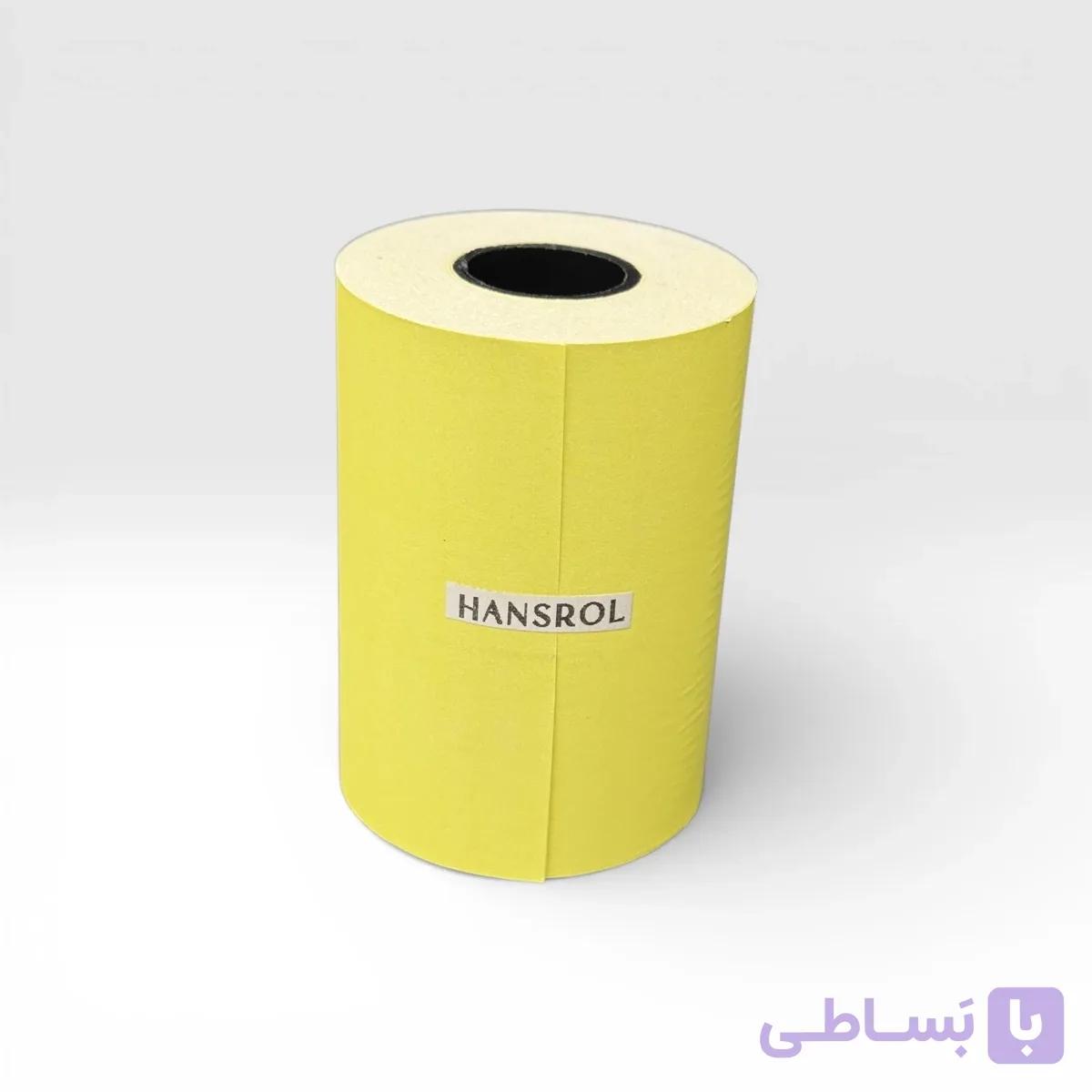 رول فیش پرینتر زرد لیمویی (۱رول) — تصویر 1
