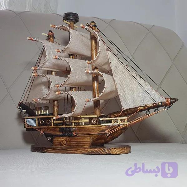 ماکت کشتی چوبی سایز۳۴سانت