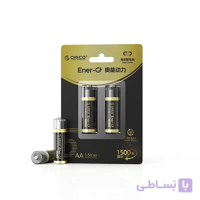 باتری قابل شارژ Type-A قلمی ORICO مدل EG۵A-UN-2PK-BP — تصویر 1