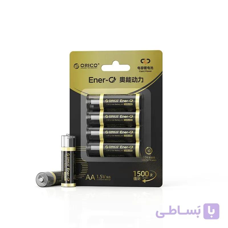 باتری قابل شارژ Type-A قلمی ORICO مدل EG۵A-UN-4PK-BP — تصویر 1