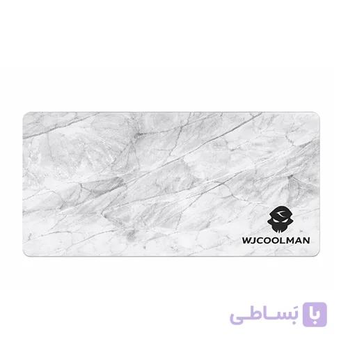 موس پد WJ COOLMAN مدل Grey Marble سایز XXL — تصویر 1