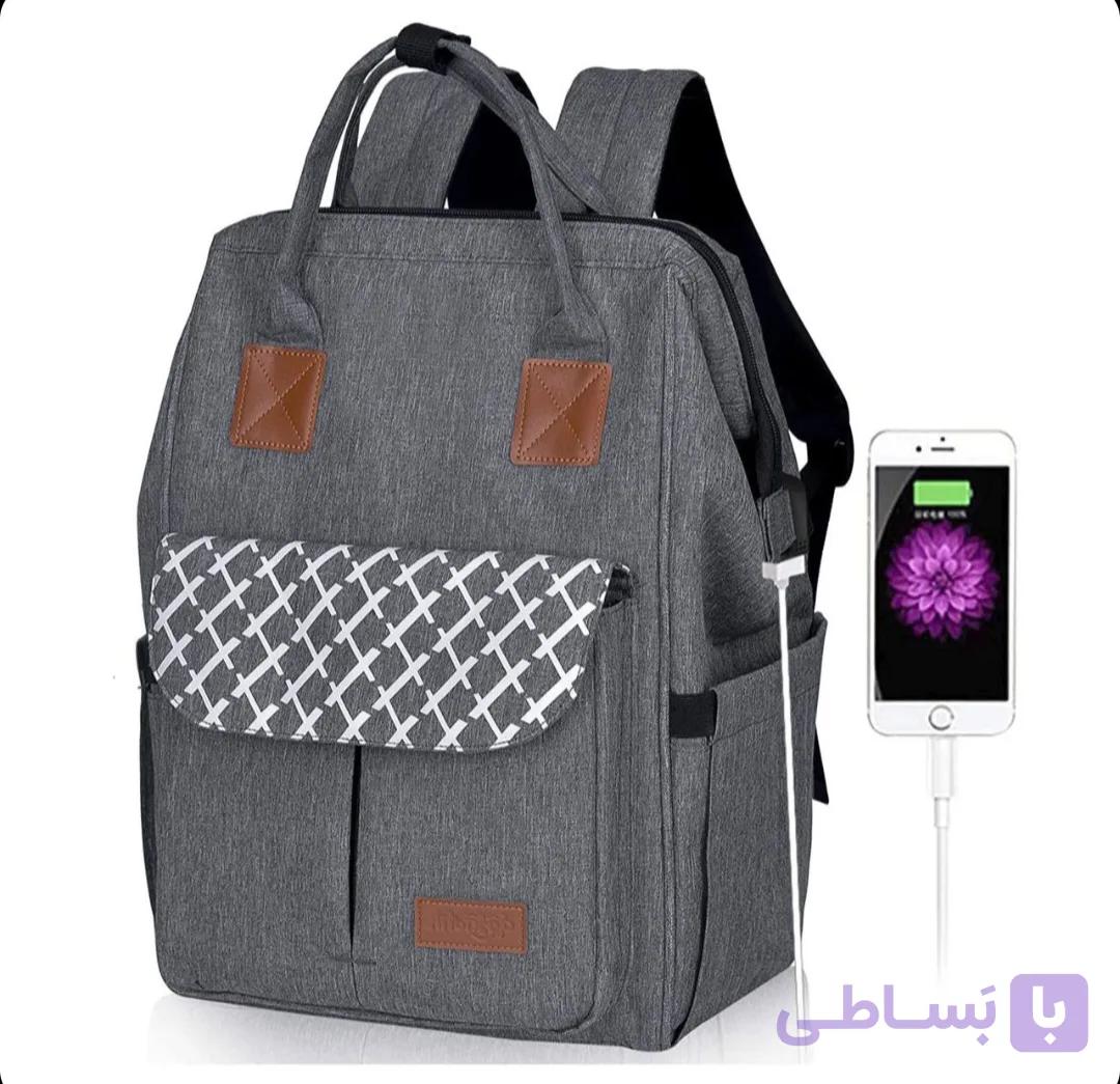 کوله پشتی دانشجویی و اداری لپتاپی usb دار
