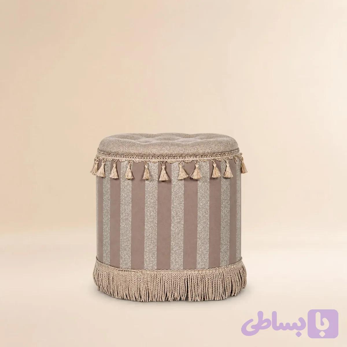 عسلی بیضی تمام پارچه