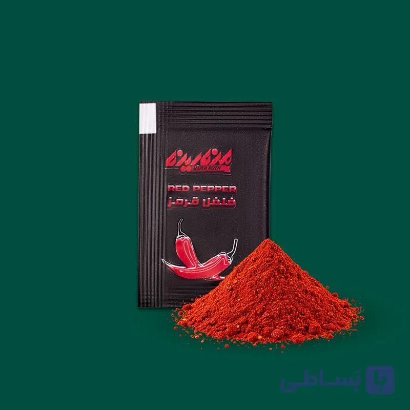 ساشه فلفل قرمز تک نفره وزن 0/5 گرم کارتن 5000 تایی