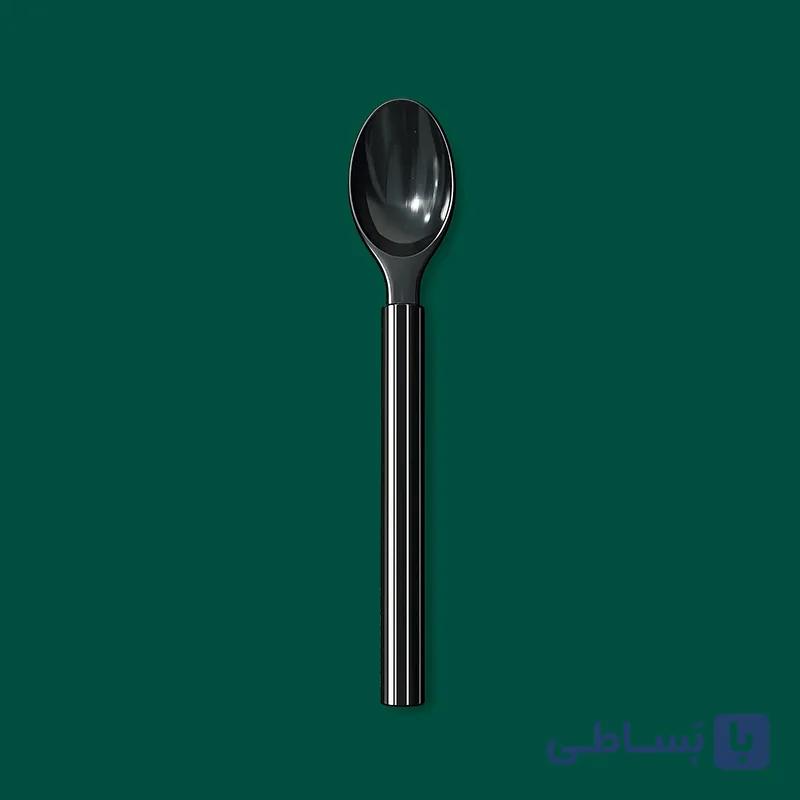 چنگال یکبار مصرف طرح میلان مشکی کارتن 1000 تایی