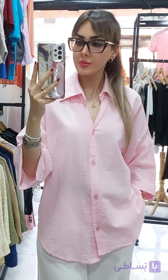 شومیز باکسی دخترونه طرح خرسی