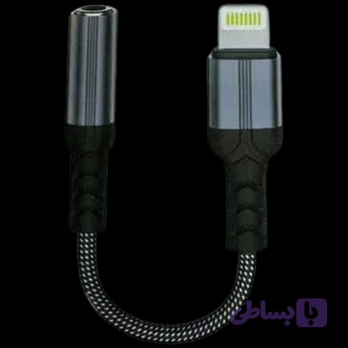 مبدل Lightning به aux جک 3.5 میلیمتری GJ008 — تصویر 1