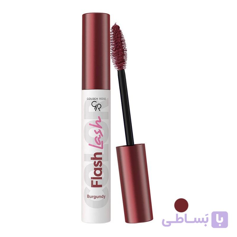 ریمل گلدن رز مدل Flash رنگ زرشکی تیره شماره 10