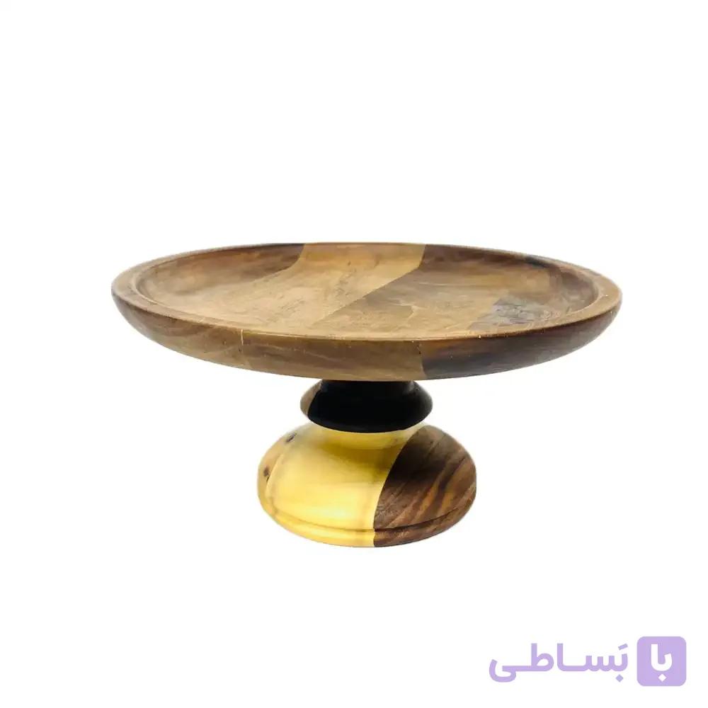 شیرینی خوری ساده چوبی 30 سانت — تصویر 1