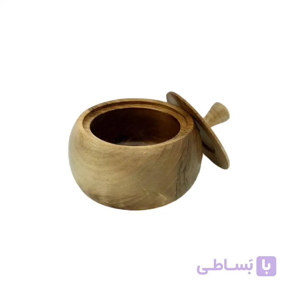 قندان خمره‌ای چوب گردو — تصویر 1