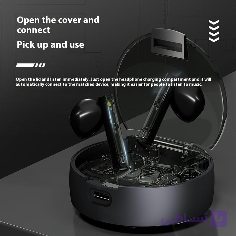 ایرپاد شیشه ای مدل Wireless Bluetooth Stereo Headset V300