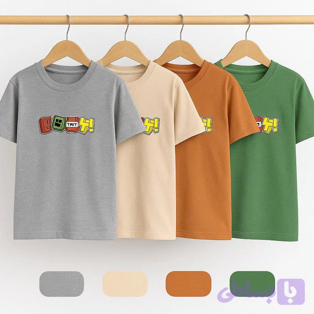 تیشرت نخی ماینکرافت – کد 504 — تصویر 1