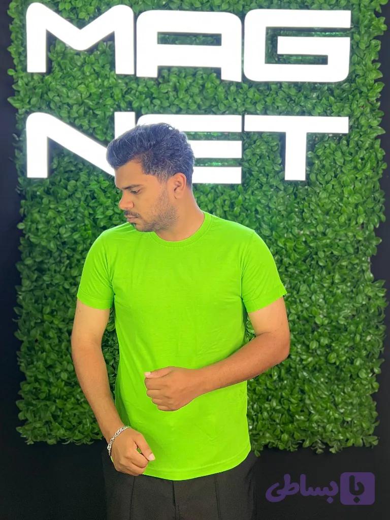 تیشرت ساده سبز