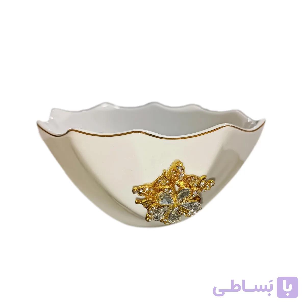 پیاله گل نگین دار برند MHB کد SK5287-11 — تصویر 1