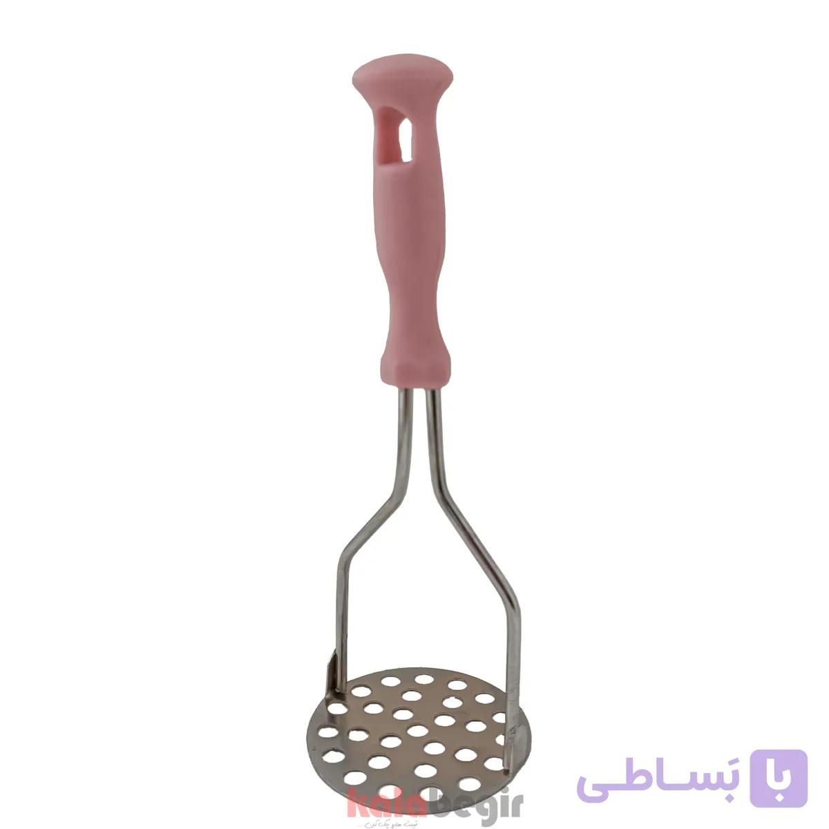 پوره کن و له کننده استیل دسته پلاستیکی — تصویر 1