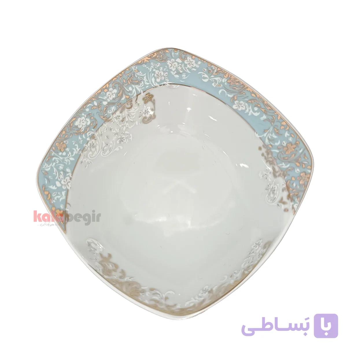 پیاله 13 چینی توس طرح داستر فیروزه ای — تصویر 1
