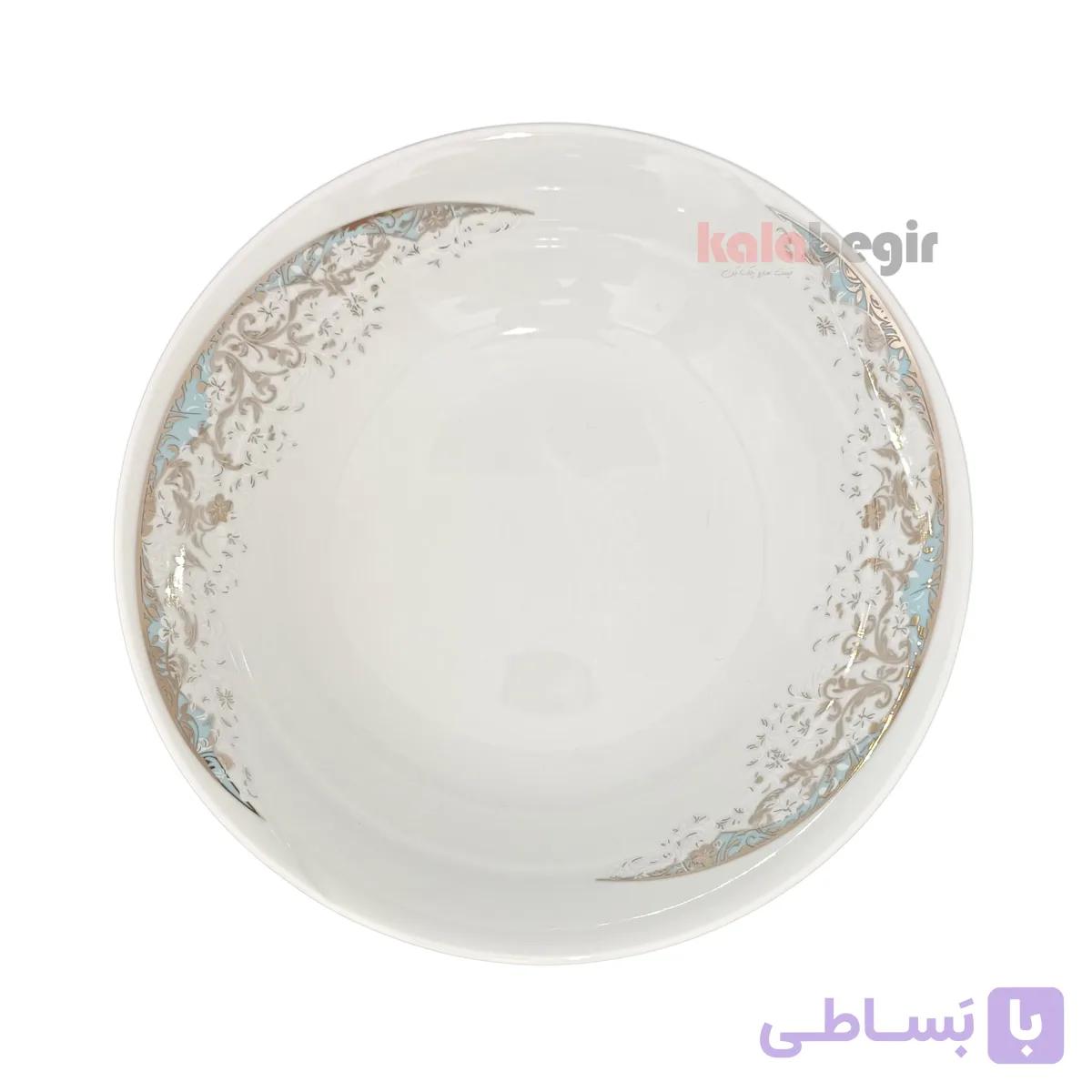 کاسه سالاد 23 چینی توس طرح داستر فیروزه ای — تصویر 1