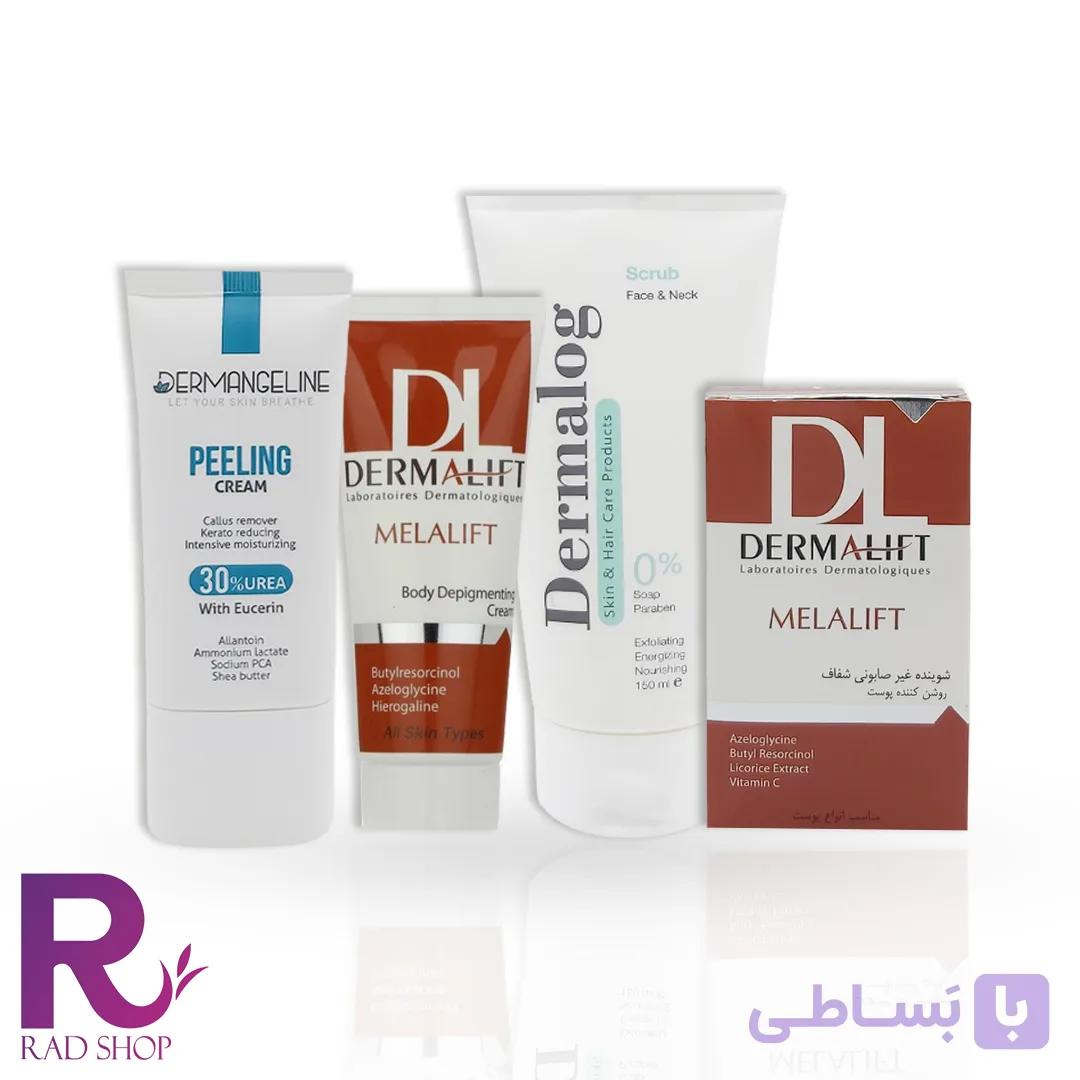 پکیج روتین روشن کننده نقاط ضخیم و تیره بدن