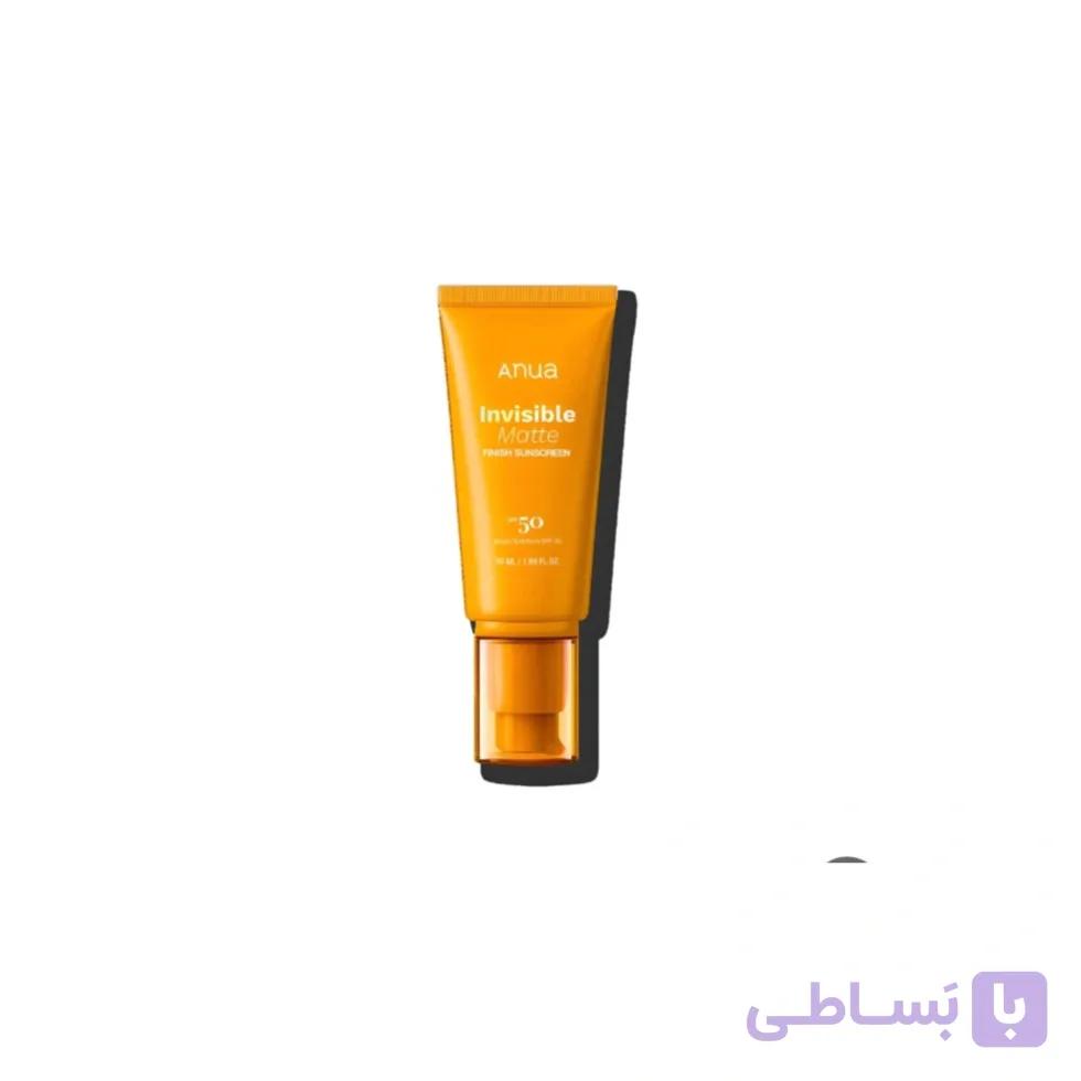 ضدآفتاب انوا Anua مدل Invisible Matte | فینیش کاملاً مات و بی‌رنگ (SPF 50+) — تصویر 1