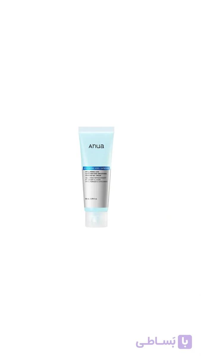 ژل کرم خنک‌کننده و کوچک‌کننده منافذ آنوا مدل هیالورونیک اسید و کاتچین (Anua Hyaluronic Acid + Catechin Pore Smoothing Cooling Gel Cream) — تصویر 1