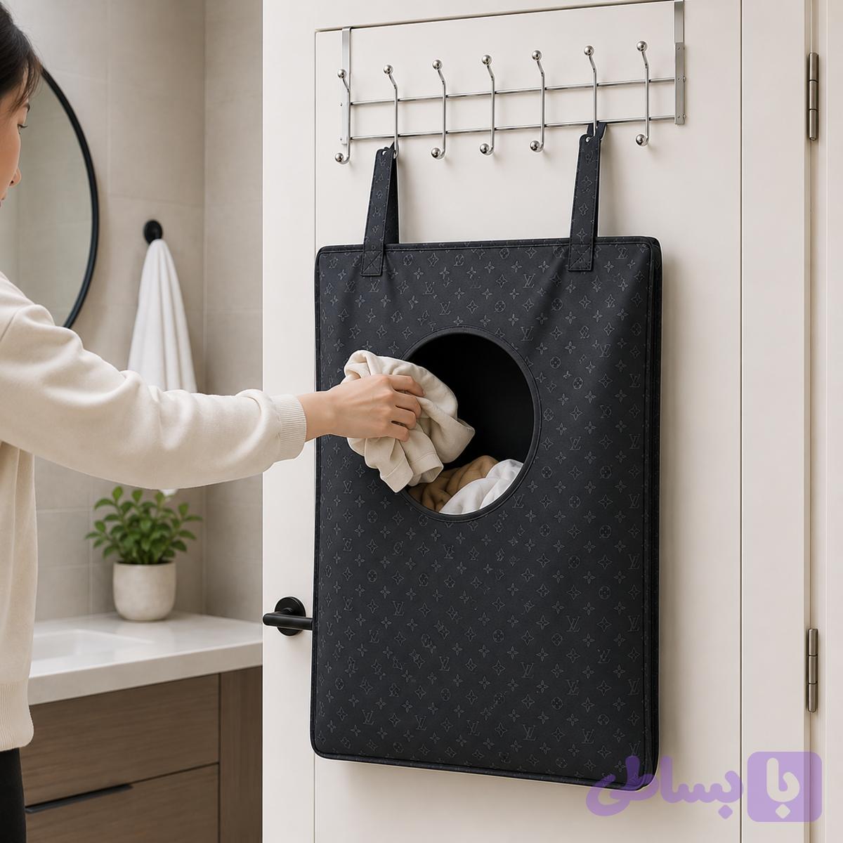 کیسه آویز رخت چرک مدل بنددار — تصویر 1