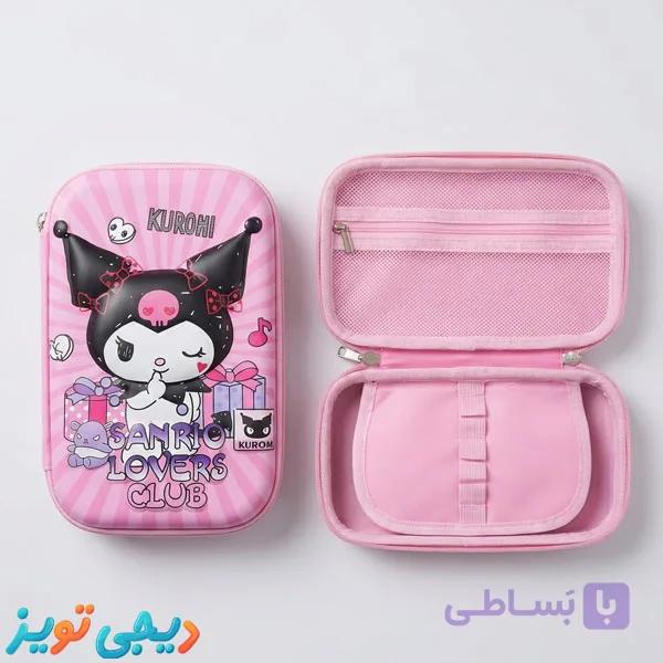 جامدادی سه بعدی کرومی دخترانه (Kuromi 3D EVA Case) | ضدضربه و جادار