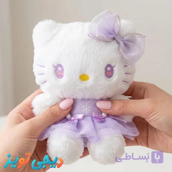 عروسک هلو کیتی کوچک لباس توری