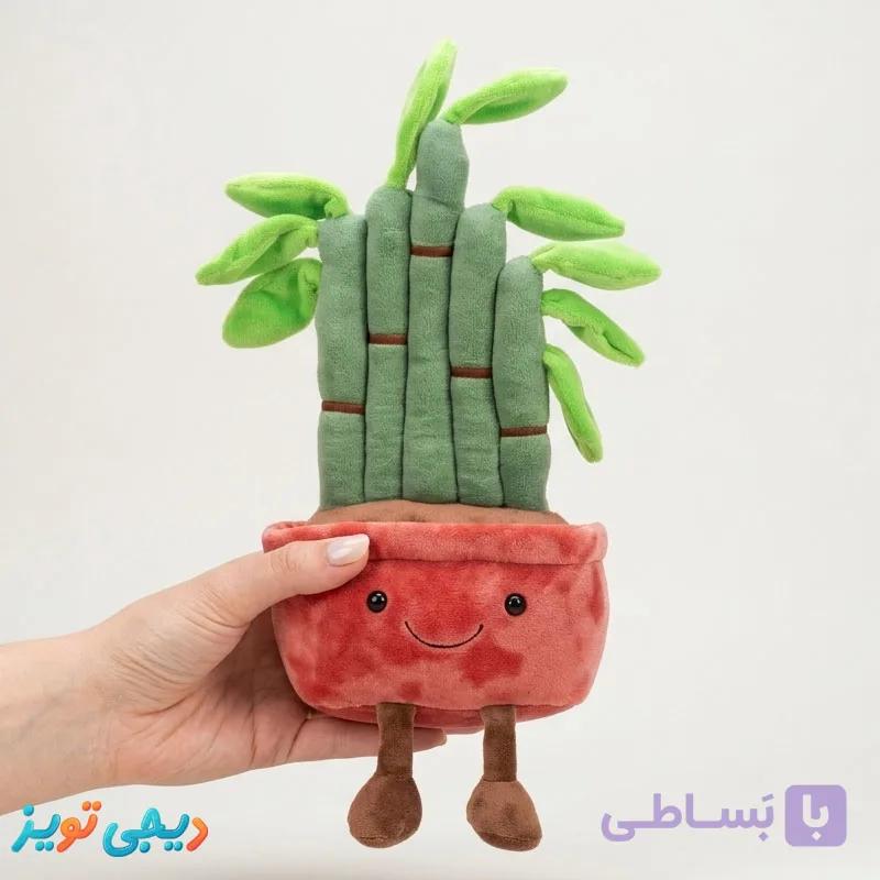 عروسک گلدان بامبو خندان