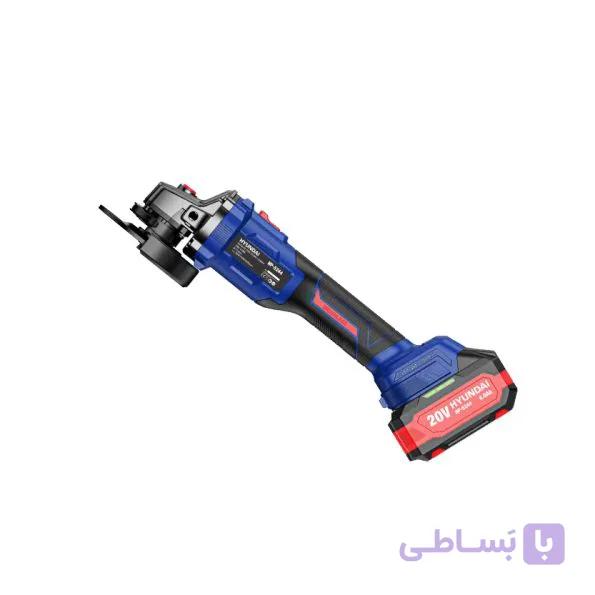 مینی فرز شارژی براشلس هیوندای 20 ولت مدل HP5244 دو باتری لیتیومی