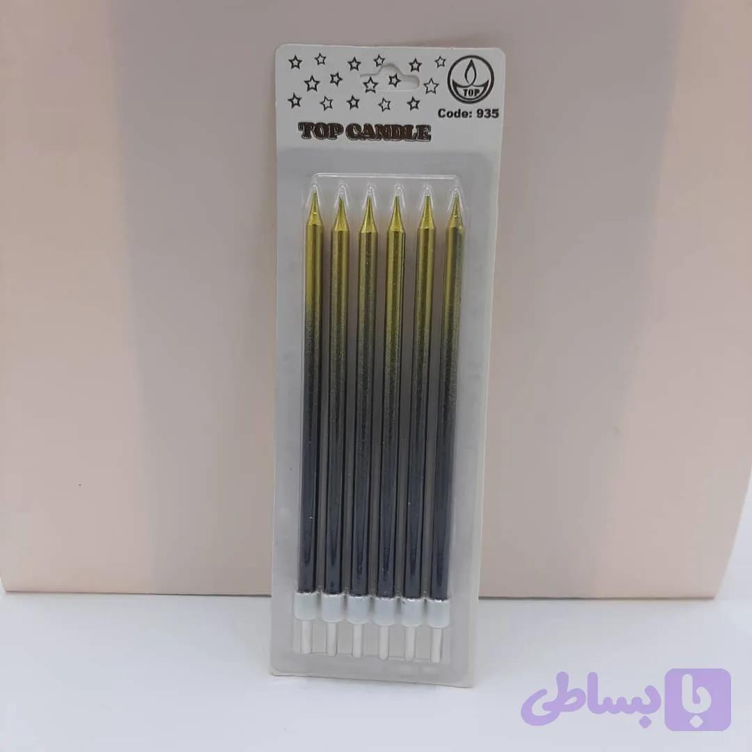 شمع دو رنگ 15 سانت کد935