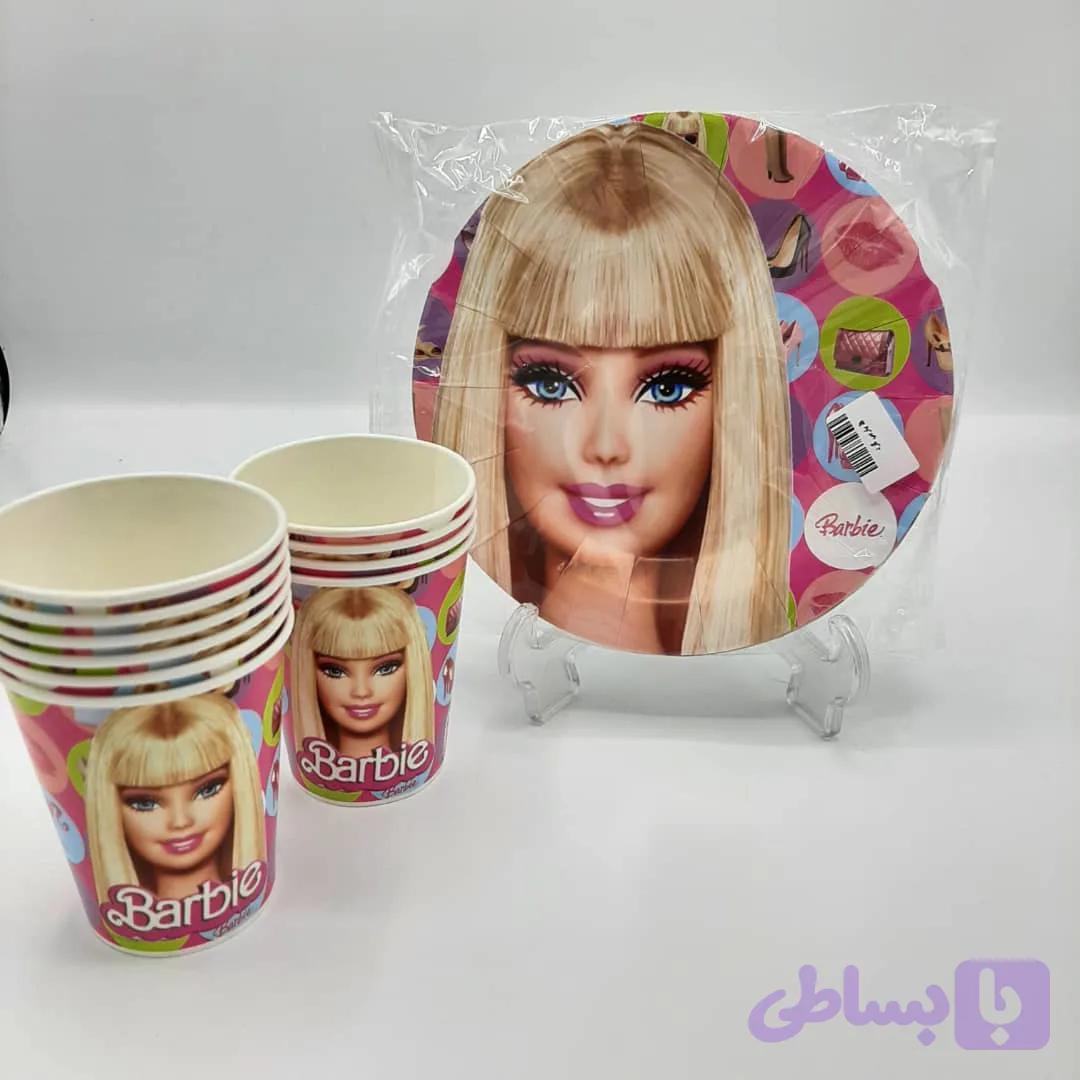 ظرف و لیوان باربی