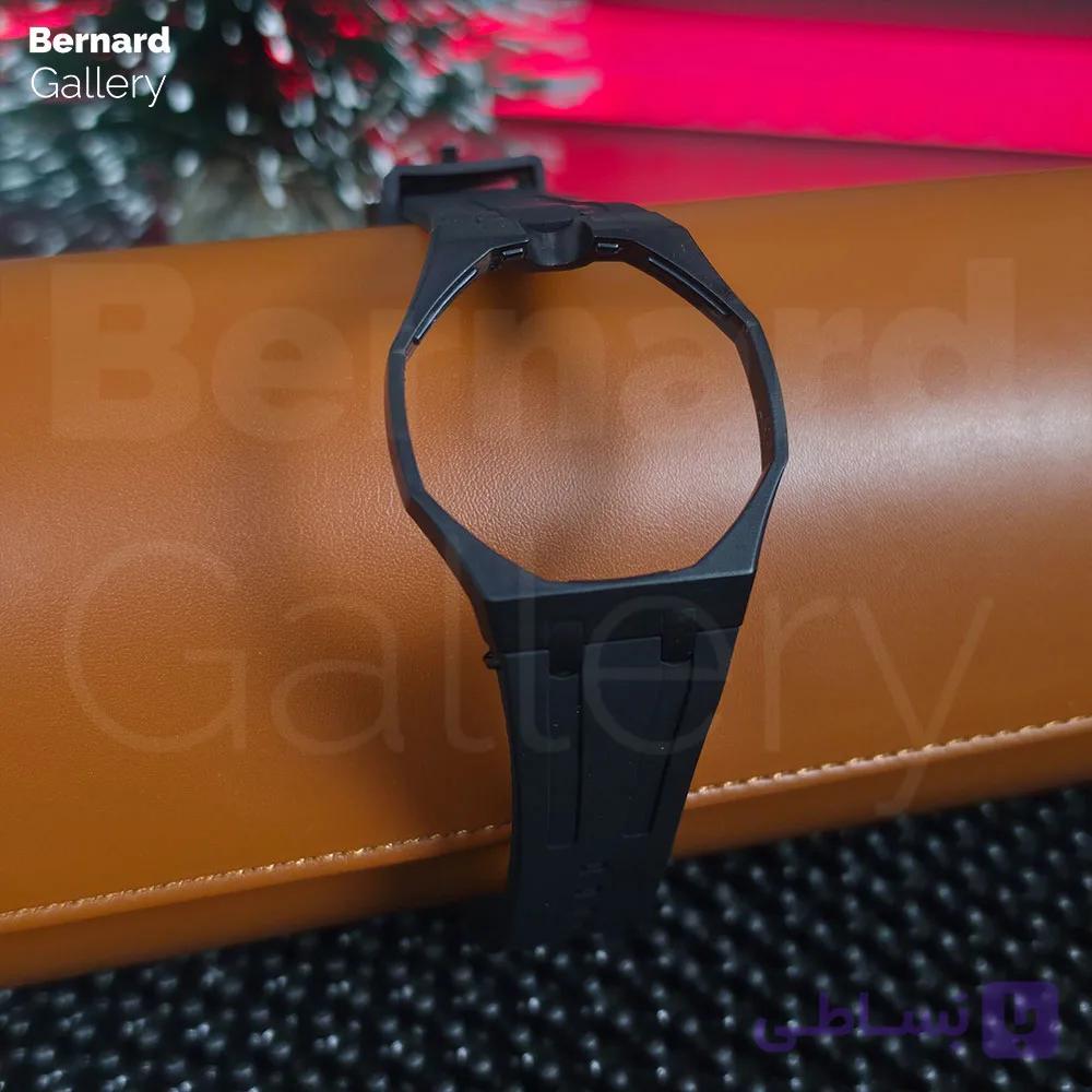 بند مچی ساعت اودمارپیگه سواچ رویال پاپ Audemars Piguet x Swatch | Royal Pop Strap رنگ کالباسی — تصویر 1