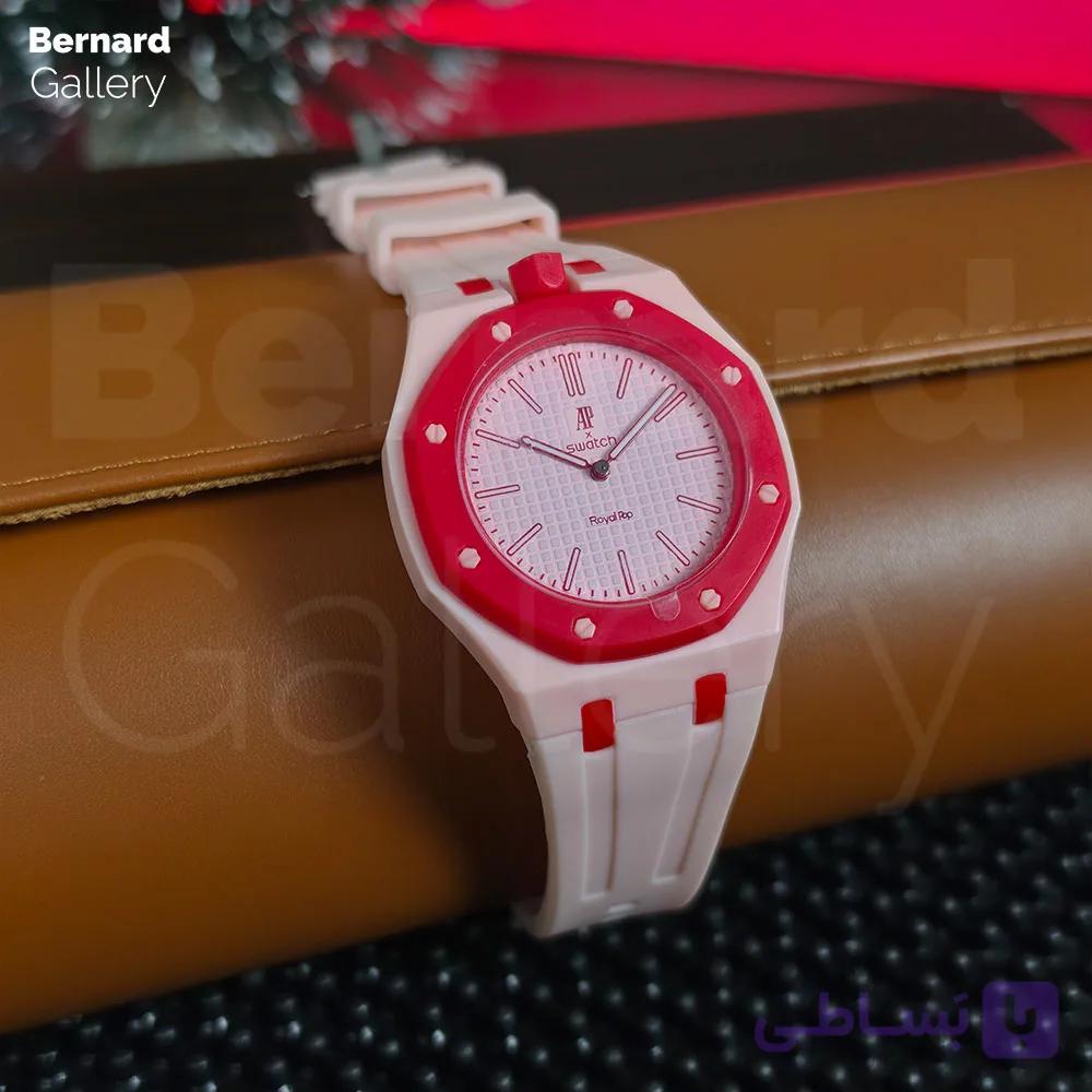 ساعت مچی اودمارپیگه سواچ رویال پاپ Audemars Piguet x Swatch | Royal Pop OTTO ROSSO به همراه بند مچی — تصویر 1