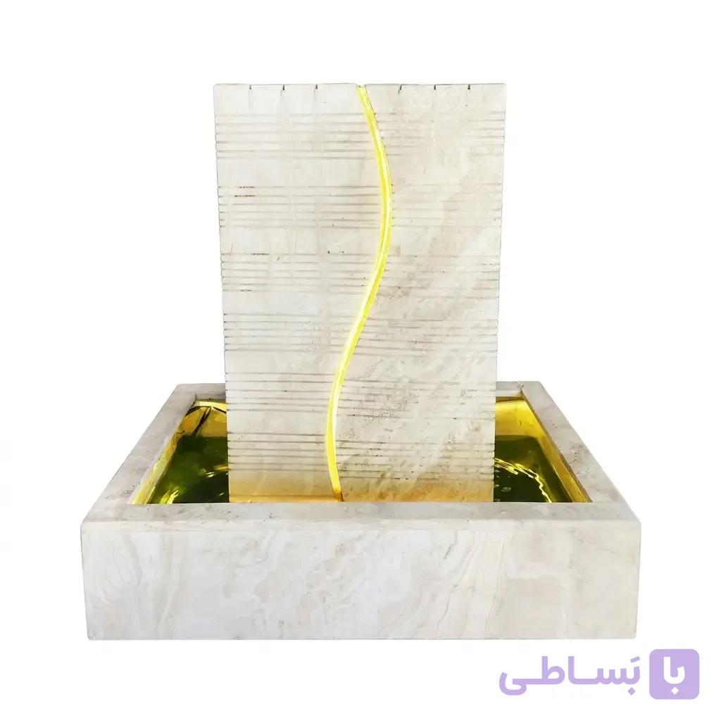 آبنمای مدرن کتیبه‌ای طرح موج