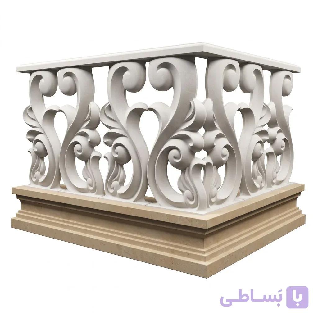 نرده سنگی تراس