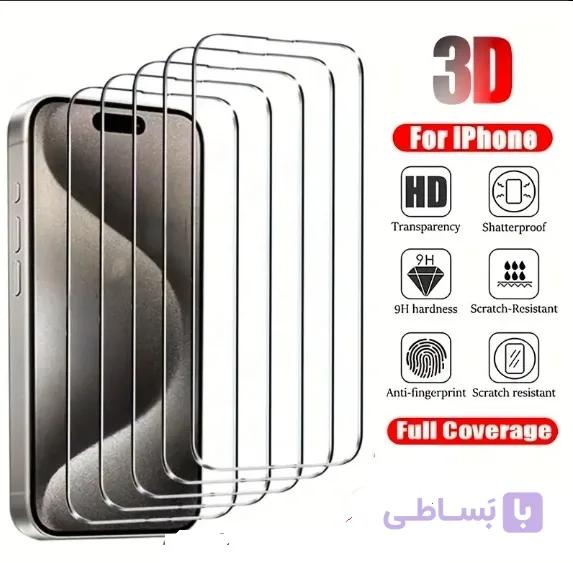 گلس آیفون 12 ضد خط و خش و ضربه — تصویر 1