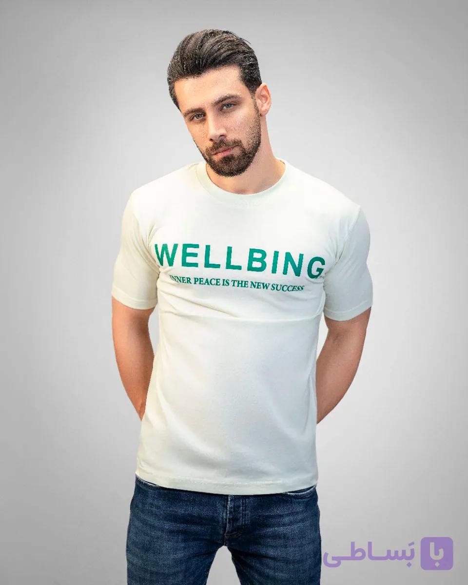 تیشرت یقه گرد WELLBING پنبه سوپر 100% — تصویر 1