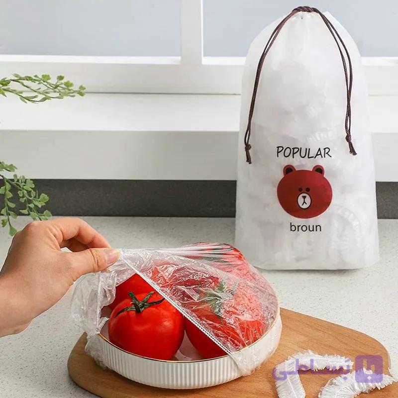 درپوش کشی ظروف بسته 50 عددی