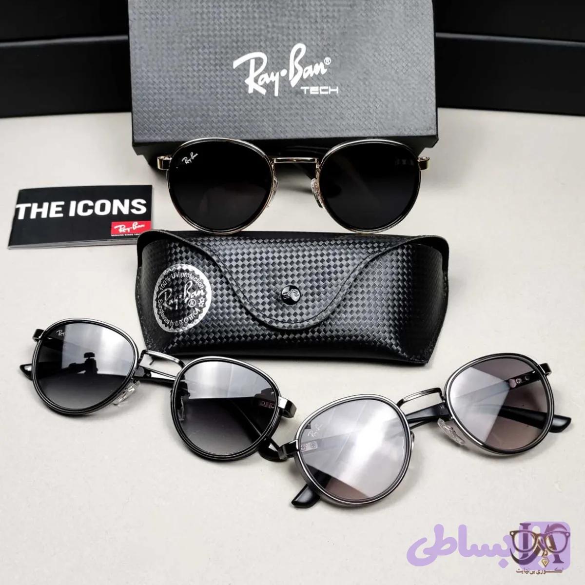 عینک آفتابی گرد(دایره) ریبن Rayban H2407 — تصویر 1