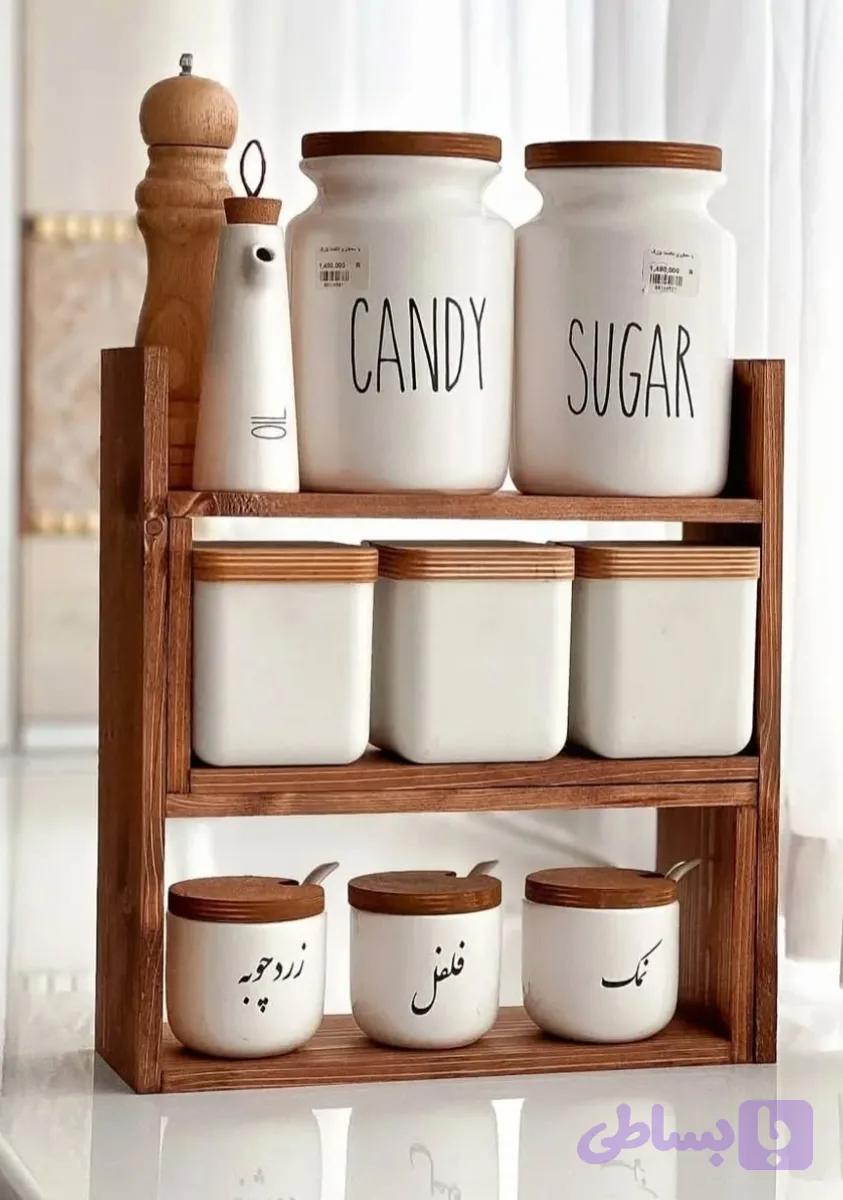 استند چوبی ادویه