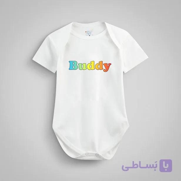 بادی آستین کوتاه نوزادی نیل کوک BUDDY — تصویر 1