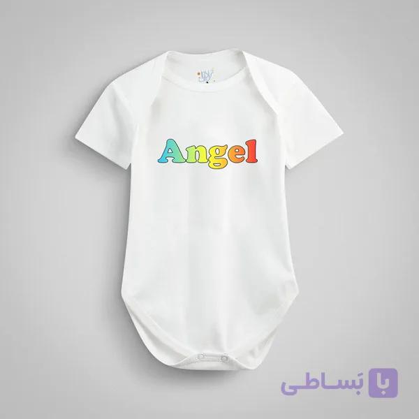 بادی آستین کوتاه نوزادی نیل کوک ANGEL — تصویر 1