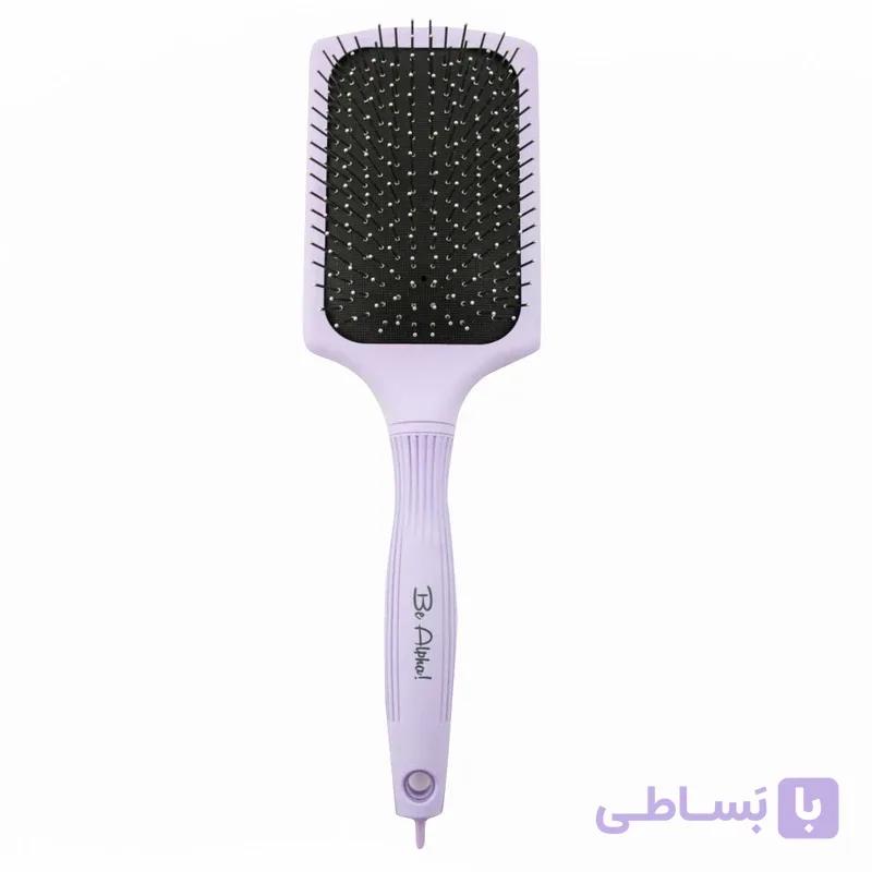 برس تخت (پدل براش) بی آلفا (Be Alpha) مخصوص موهای بلند و ضخیم — تصویر 1