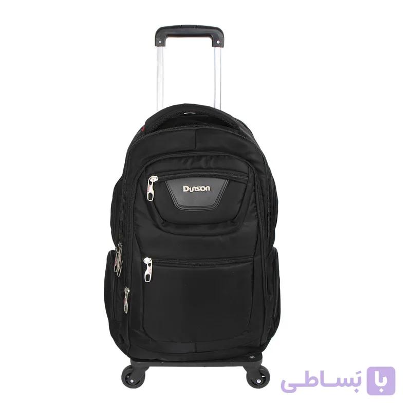 کوله پشتی چرخ دار دانسون مدل C01002مشکی چرخ جداشو