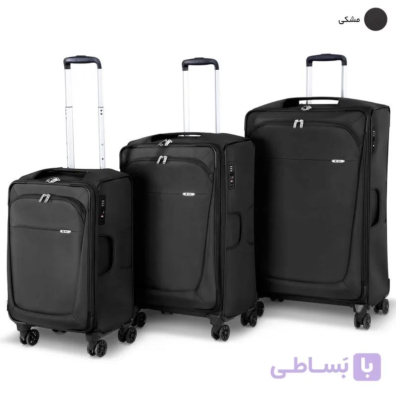 مجموعه سه عددی چمدان نیلپرتوریستر مدل آوان کد NTLS111 درچهار رنگ