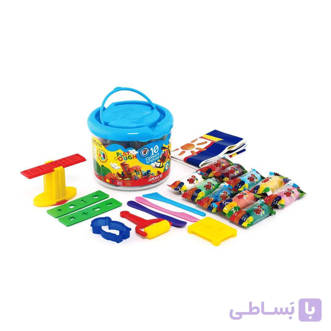 خمیر سطلی آریا ۱۰ رنگ