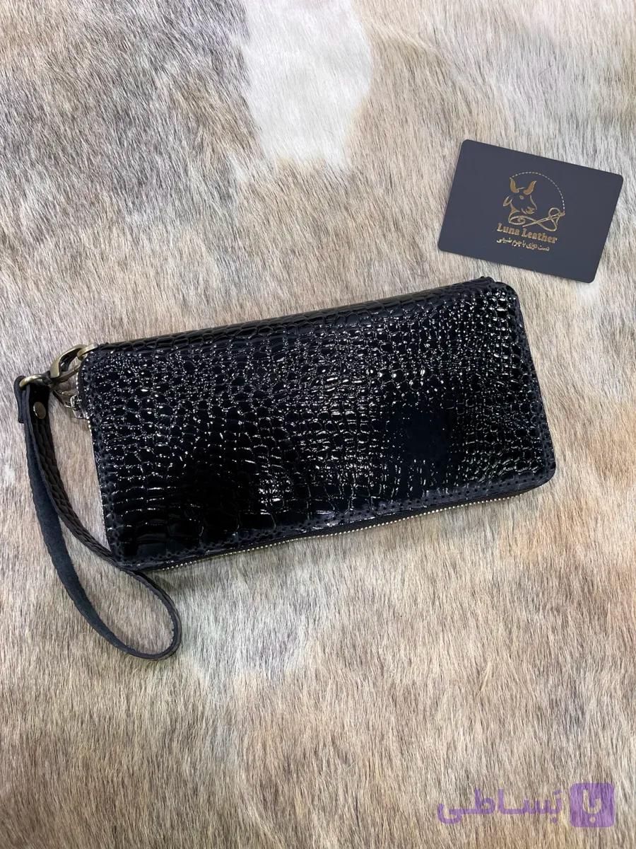 کیف دستی چرم مانلی — تصویر 1