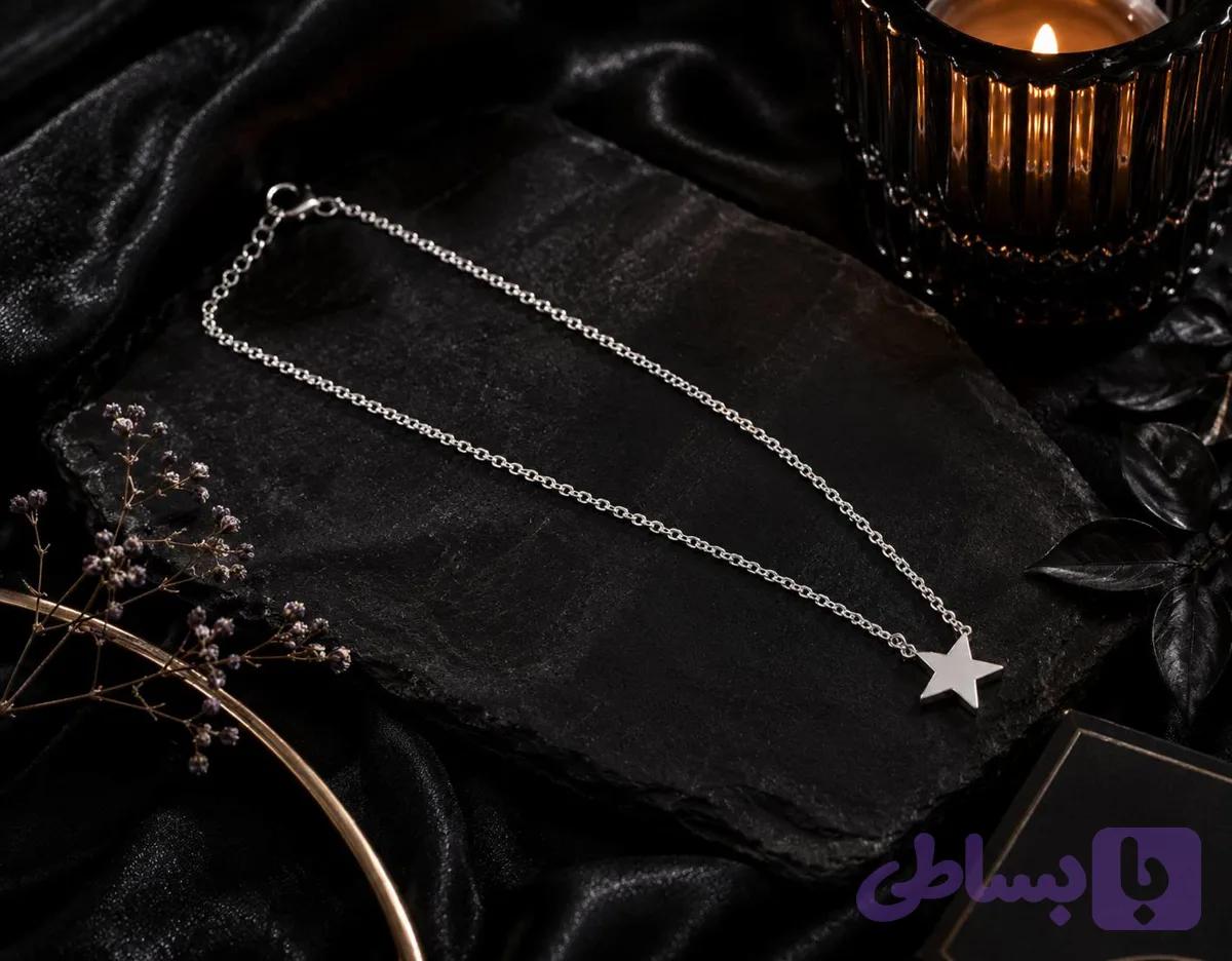 گردنبند استیل ستاره